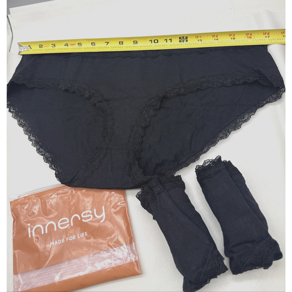 Women's Lace Trim Hipster Sexy Low Rise Panties Stretchy Underwear Cotton XXL.. - Picture 6 of 13